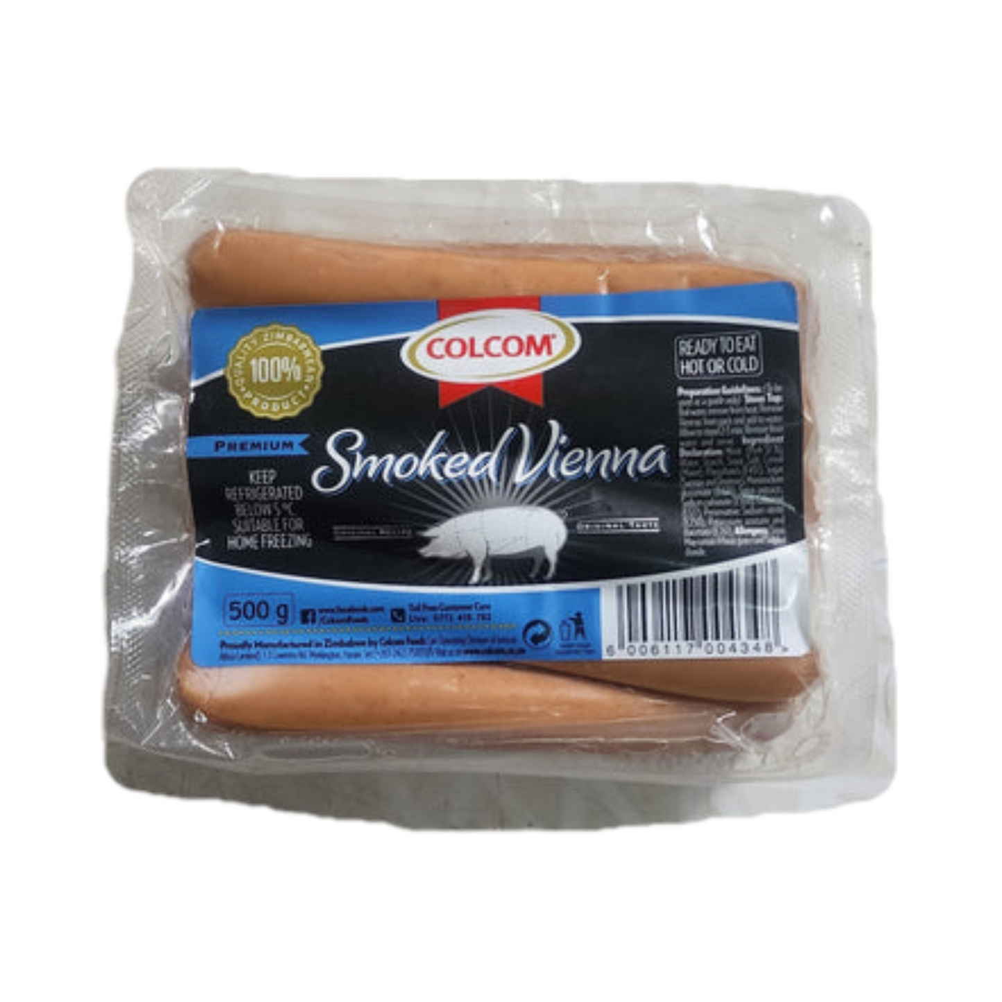 Colcom Smoked Vienna 500g