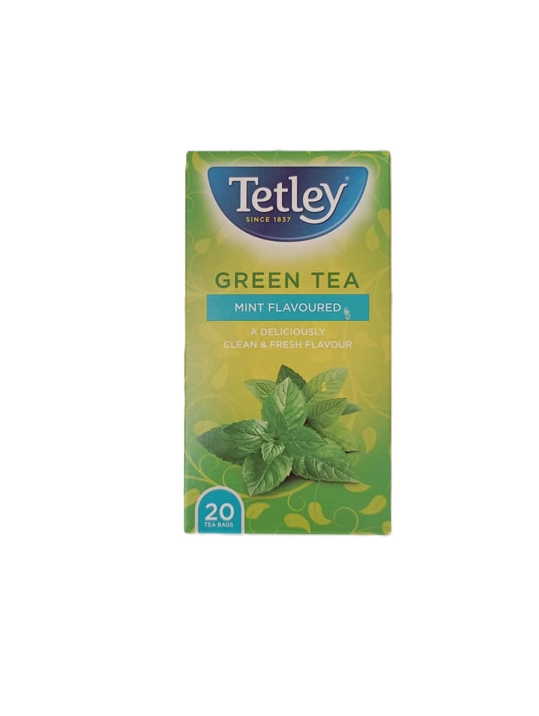 Tetley Green Tea Mint Flavoured 30g