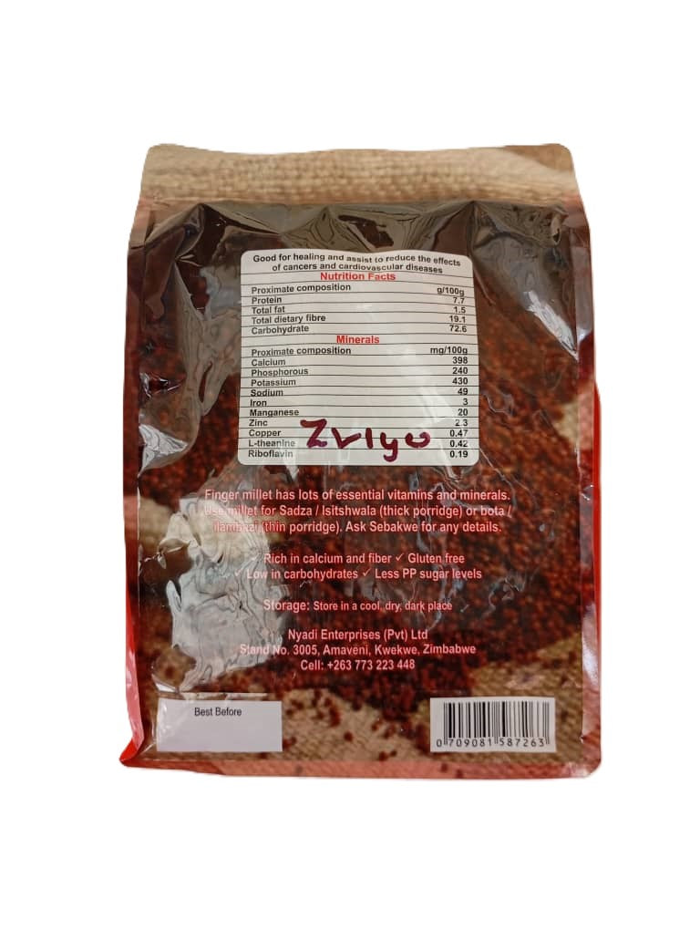 Sebakwe Finger Millet Meal 2kg