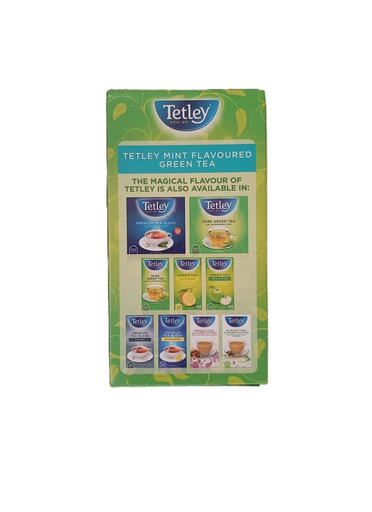 Tetley Green Tea Mint Flavoured 30g