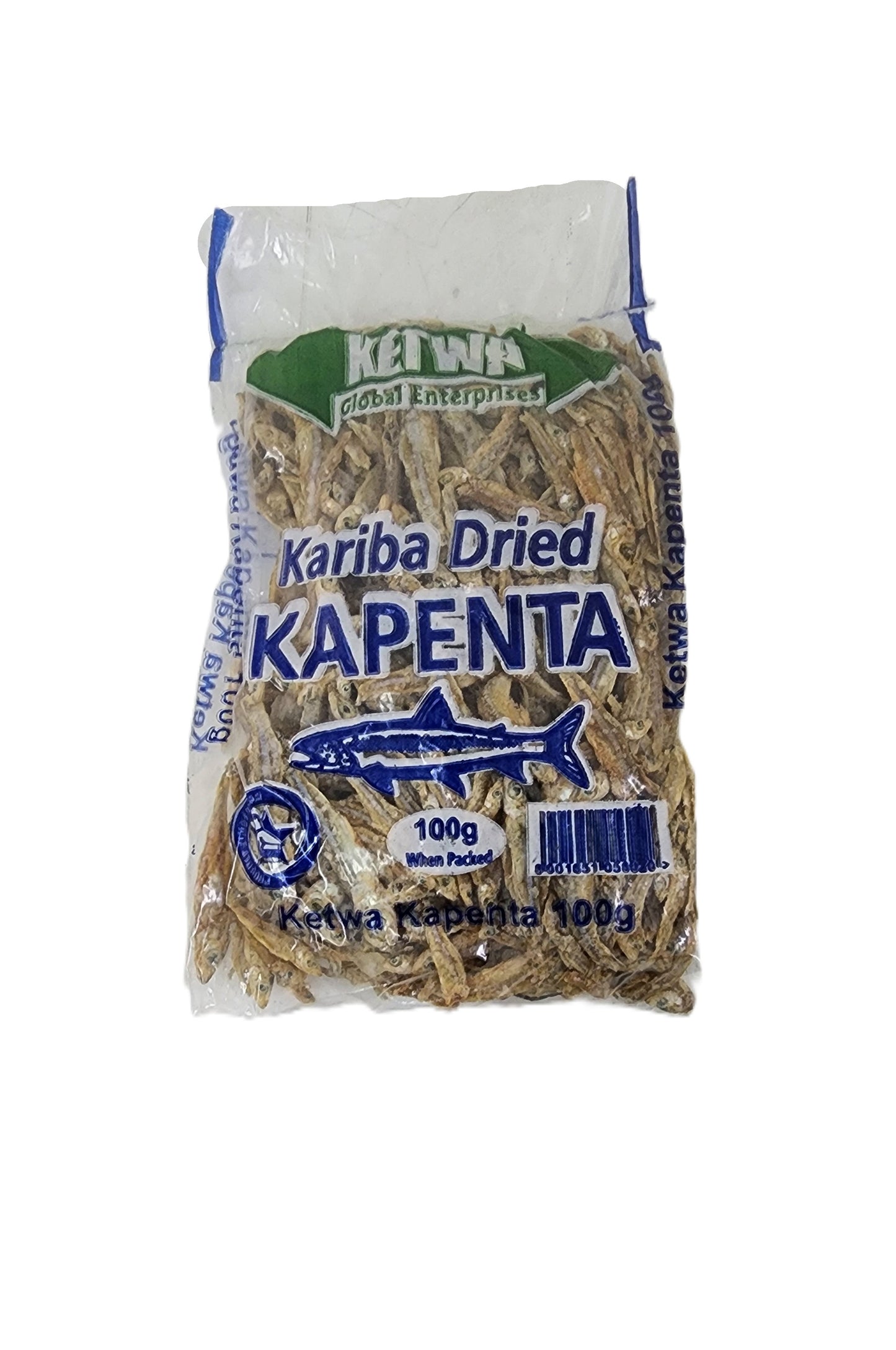 Ketwa Kariba Dried Kapenta 100g