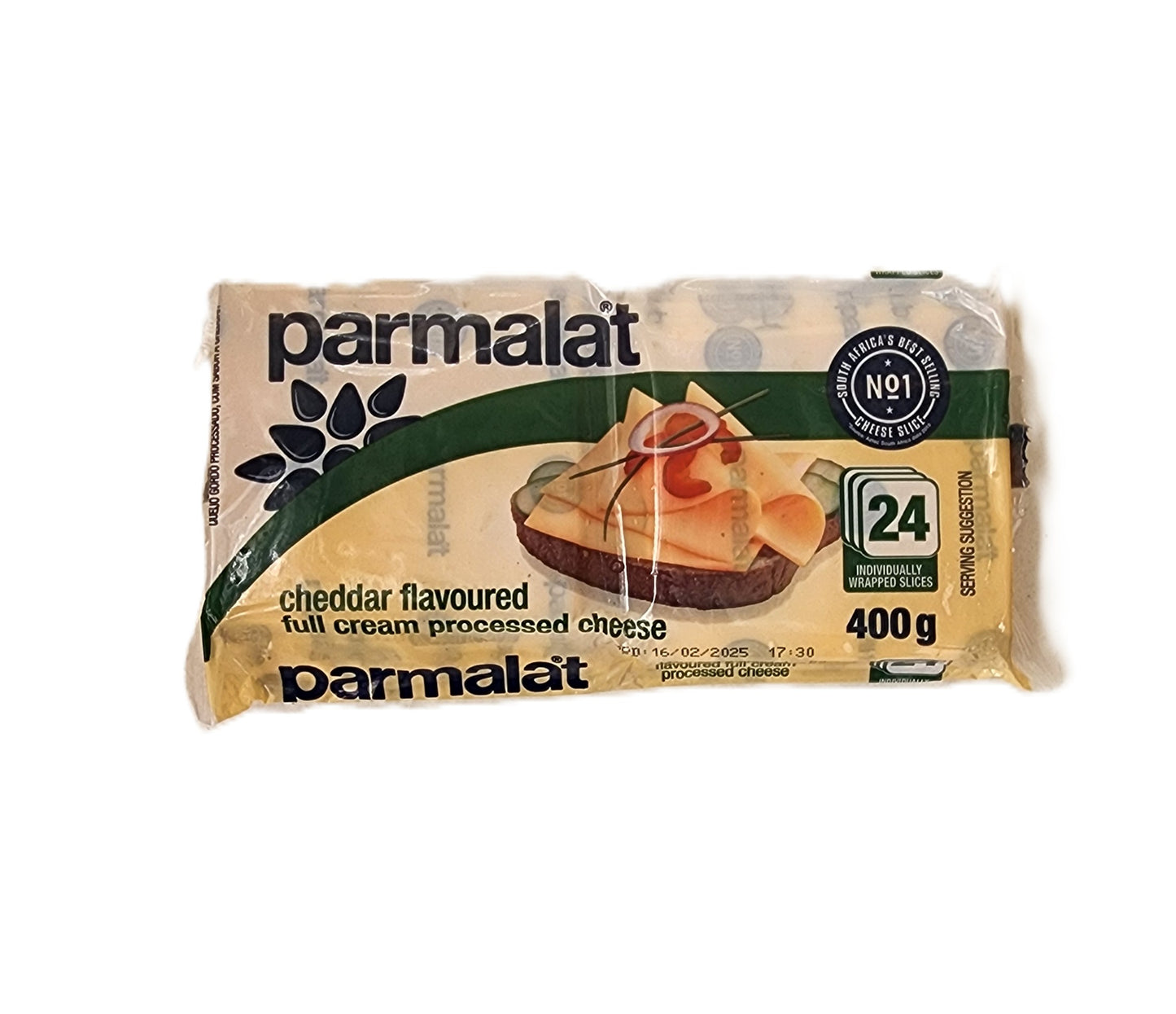 Parmalat Cheddar Cheese Slices 400g