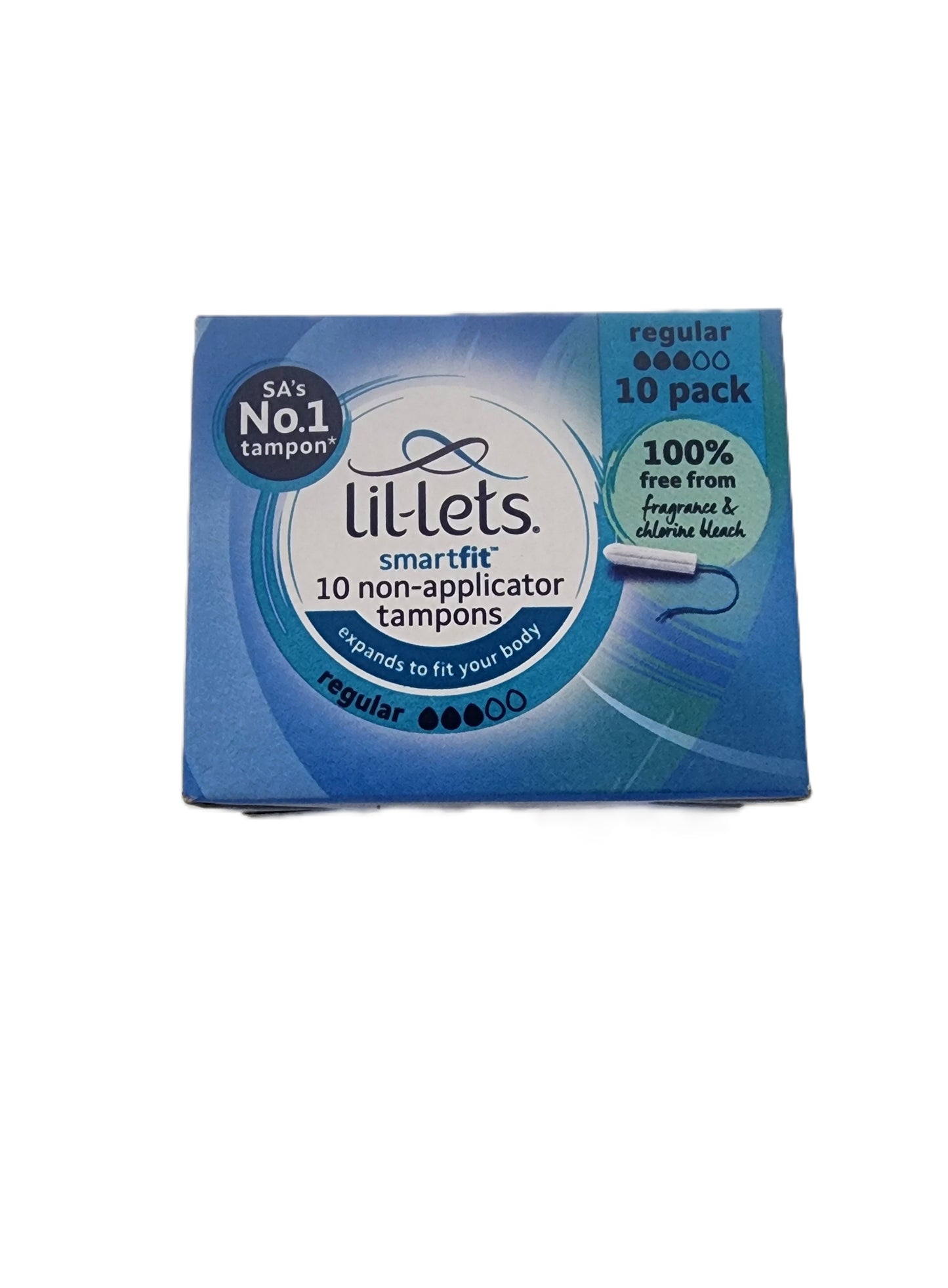 Lil-lets Smartfit 10 Non-Applicator Tampons Regular 10s
