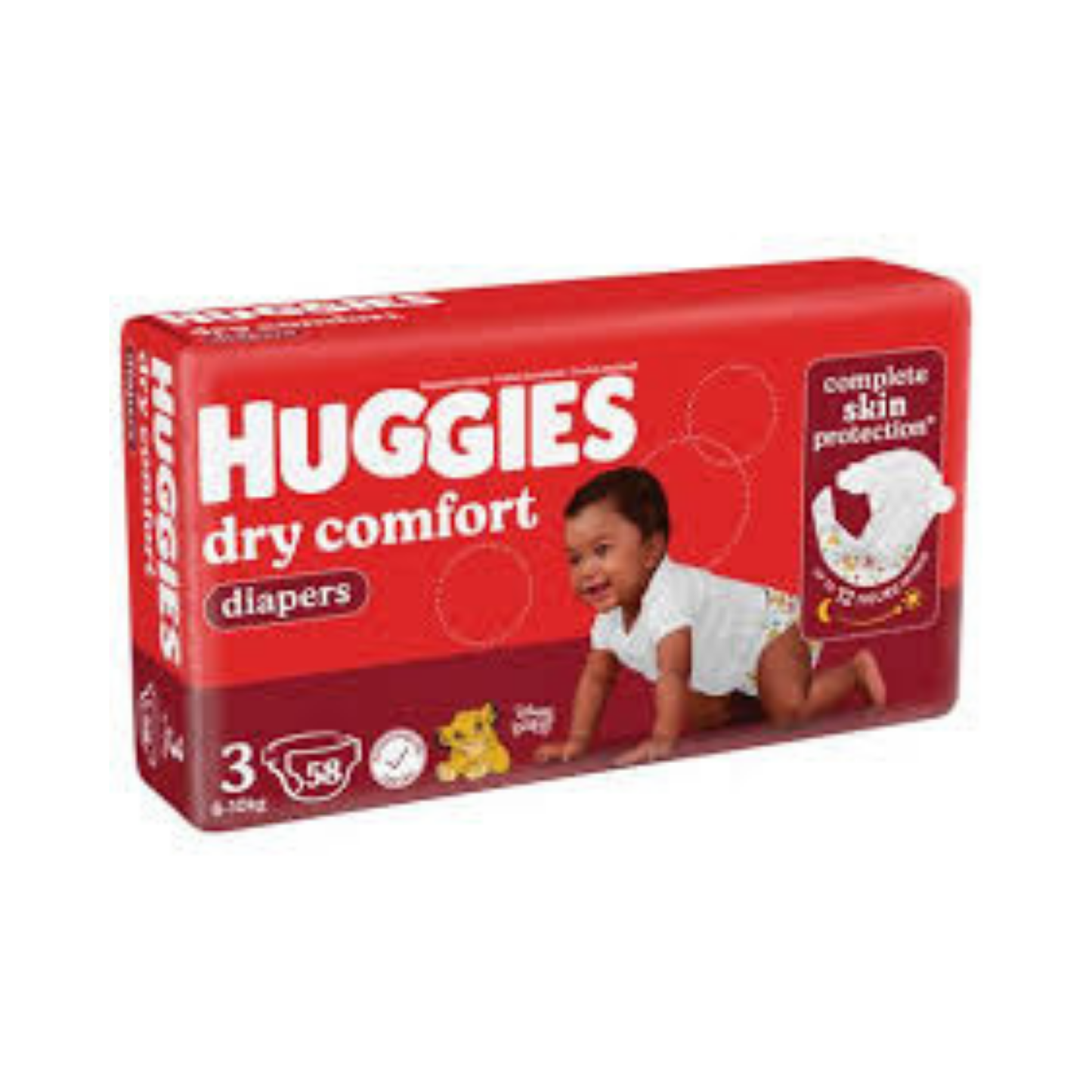 Huggies Dry Comfort Size 3 (6 - 10kg) 58s