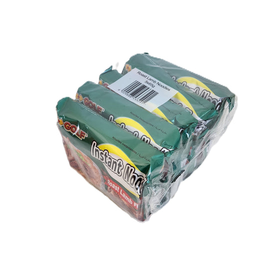Golf Instant Noodles Roast Lamb Noodles 5x 65g Pack