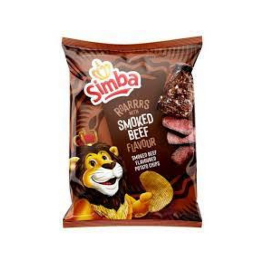 Simba Smoked Beef Chips 120g