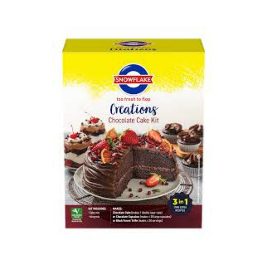 Snowflake Chocolate Cake Kit 800g