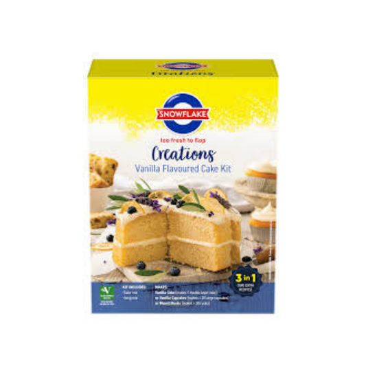 Snowflake Vanilla Cake Kit 800g