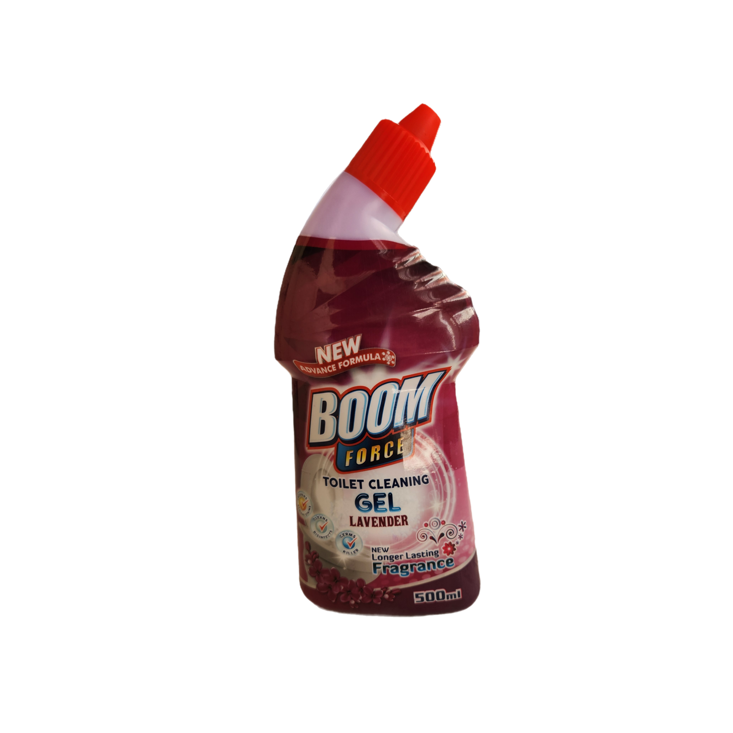 Boom Force Toilet Cleaning Gel Lavender 500ml