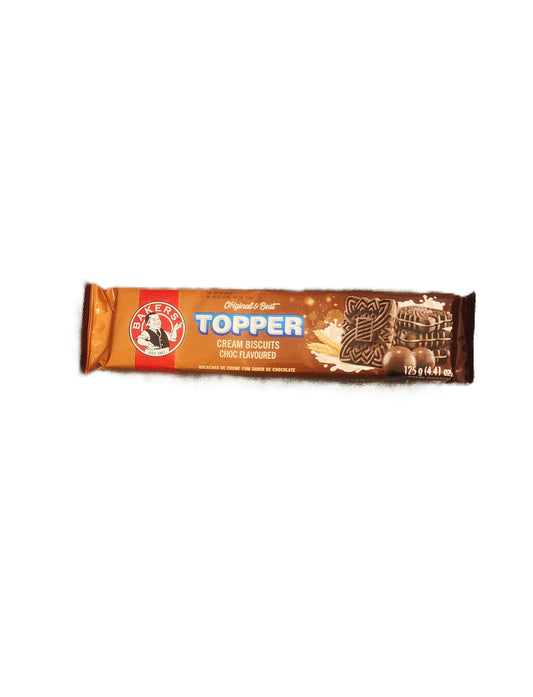 Bakers Topper Cream Biscuits Choc Flavoured 125g