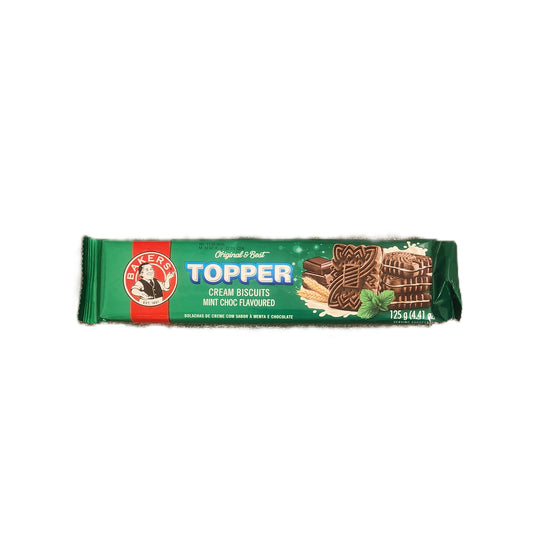 Bakers Topper Mint Chocolate Biscuits 125g