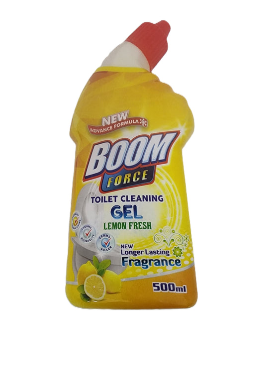 Boom Force Toilet Cleaning Gel Lemon Fresh 500ml