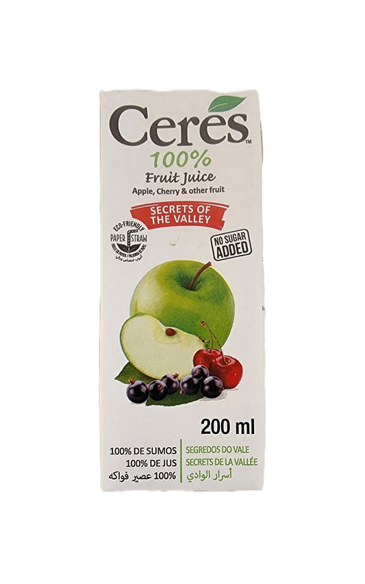 Ceres 100% Fruit Juice Secrets of the Valley 200ml