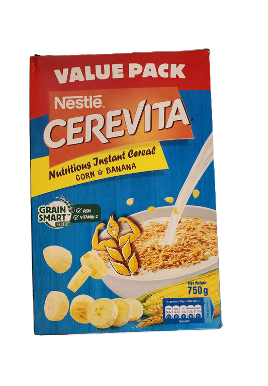 Nestle Cerevita Corn & Banana 750g