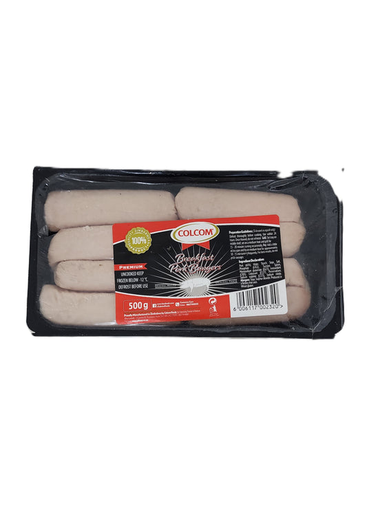 Colcom Breakfast Pork Sausage 500g