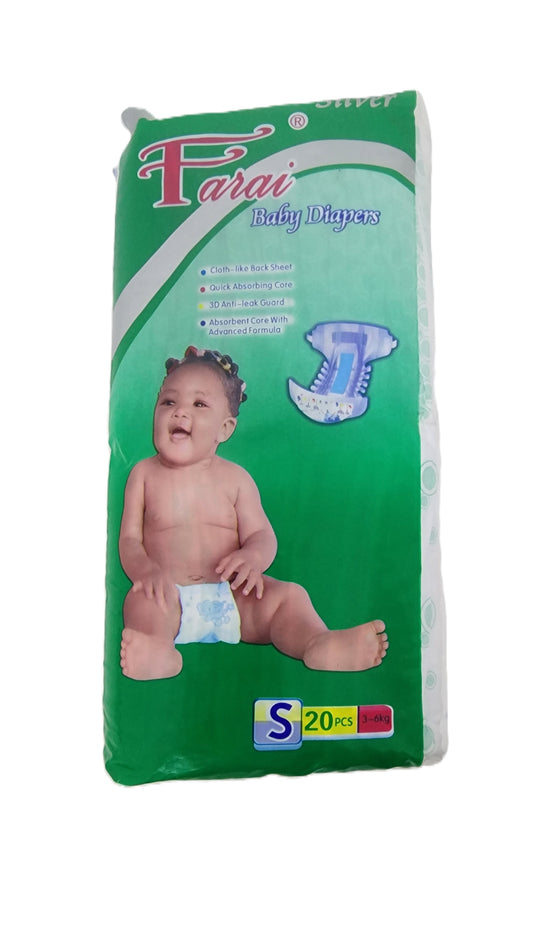 Farai Baby Diapers S (3 - 6kg) 20pcs