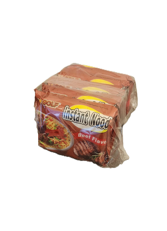 Golf Instant Noodles Beef Flavour 5x 65g Pack
