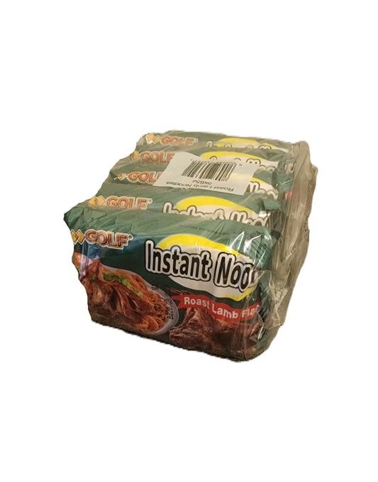 Golf Instant Noodles Roast Lamb Flavour 5x 65g Pack
