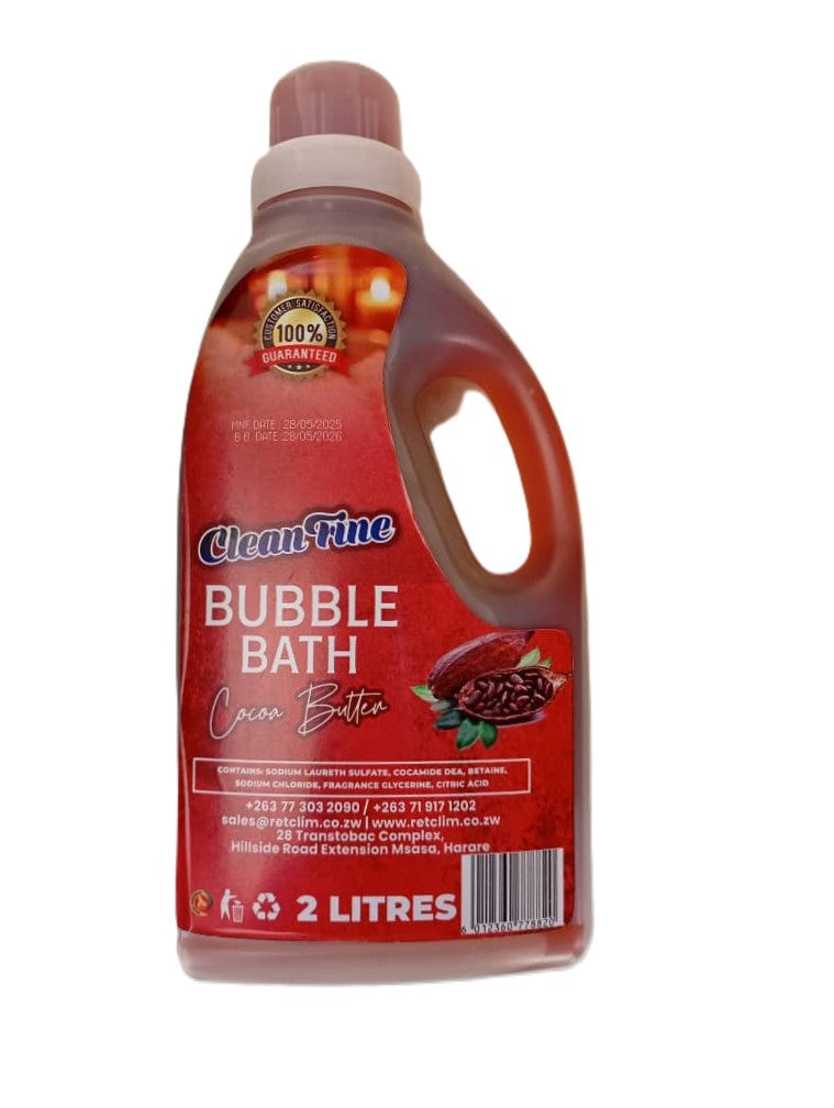 CleanFine Bubble Bath Cocoa Butter 2L
