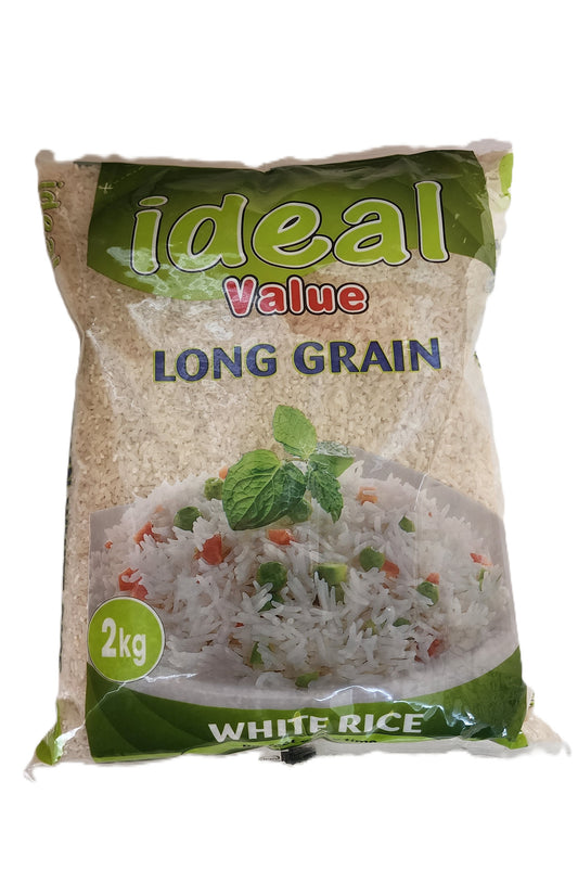 Ideal Value Long Grain White Rice 2kg