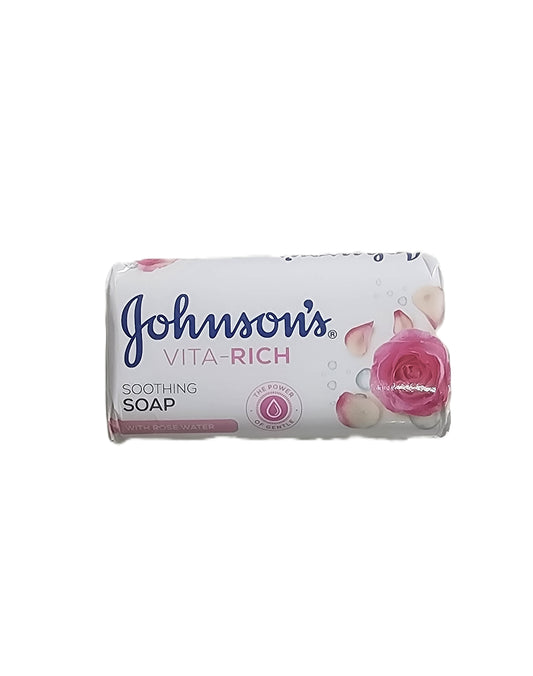 Johnson's Vita Rich Smoothing Soap (with Rose Water) 175g