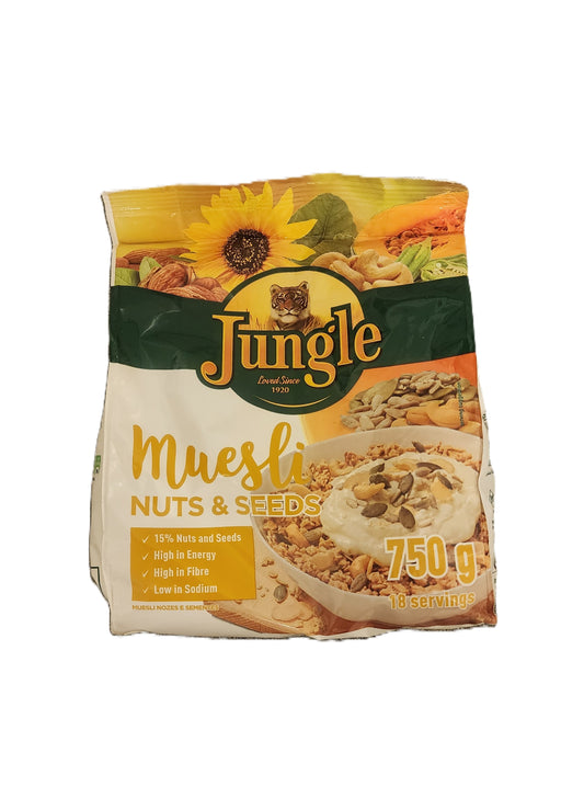 Jungle Muesli Nuts & Seeds 750g