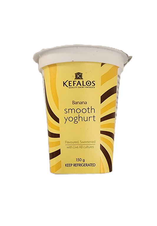 Kefalos Banana Smooth Yoghurt 150g