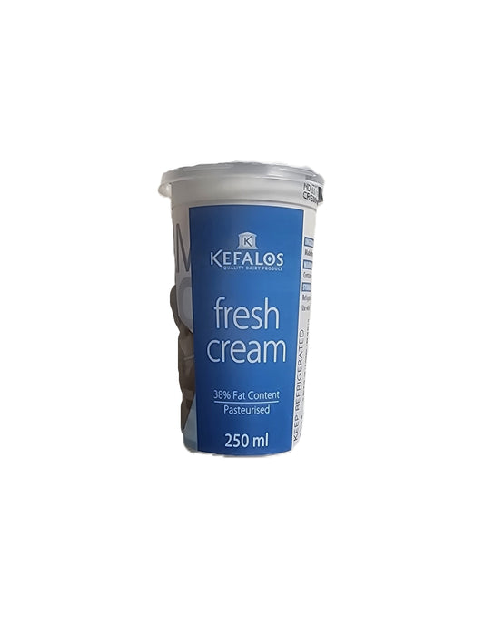 Kefalos Fresh Cream 38% Fat Content 250ml