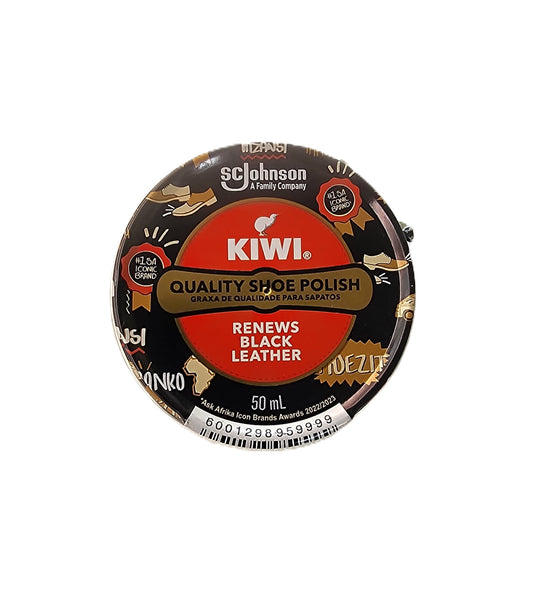 Kiwi Quality Shoe Polish Black 50ml