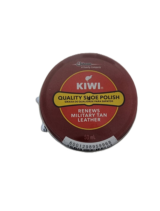 Kiwi Quality Shoe Polish Military Tan Brown 50ml