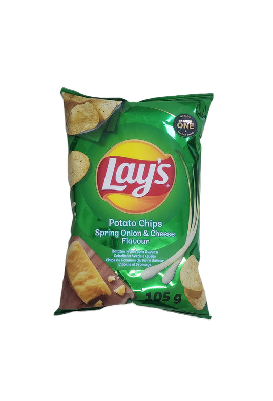 Lays Potato Chips Spring Onion & Cheese 105g