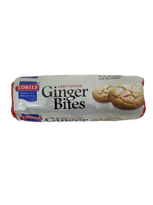 Lobels Crisp Golden Ginger Bites 135g