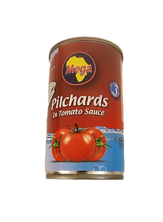 Mega Pilchards in Tomato Sauce 155g