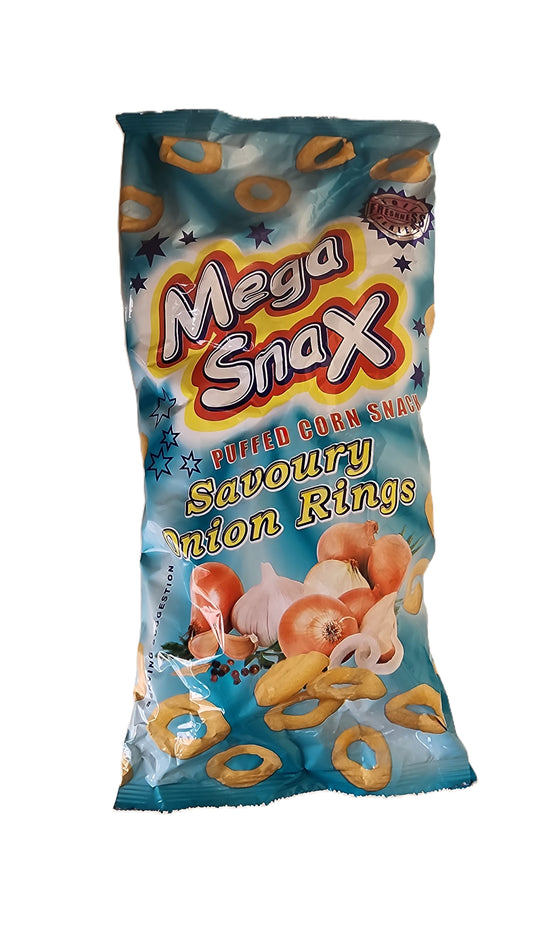 Mega Snax Savoury Onion Rings 100g