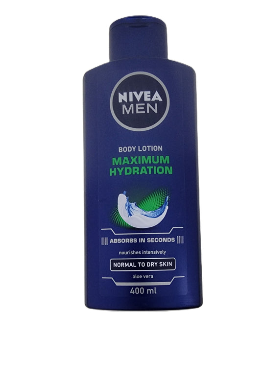Nivea Men Body Lotion Maximum Hydration Normal to Dry Skin 400ml