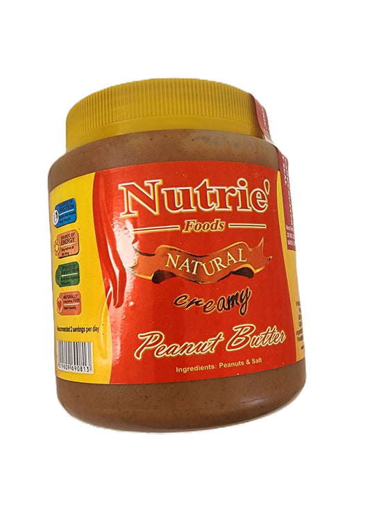 Nutrie Foods Natural Creamy Peanut Butter 1L
