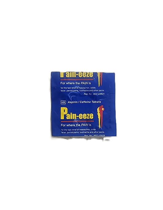 Pain-eeze Aspirin / Caffeine Tablets 4s