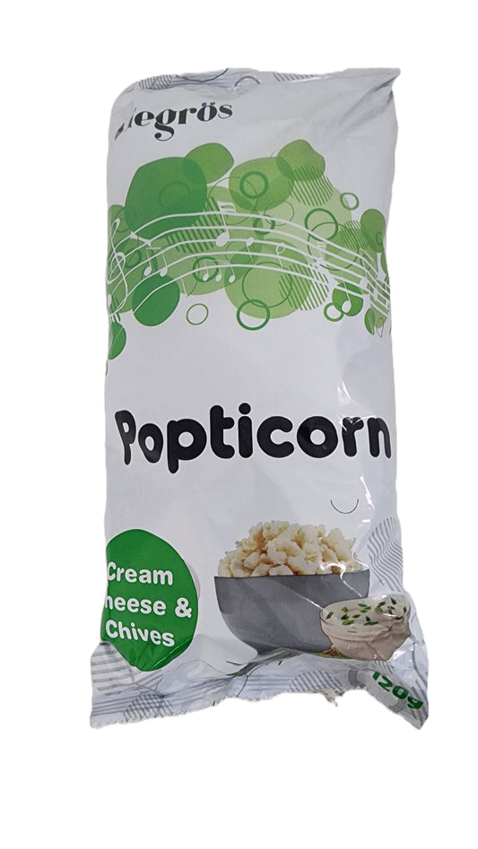 Popticorn Cream Cheese & Chives 120g