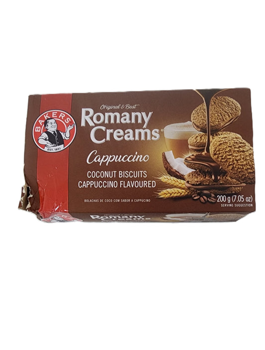 Romany Creams Cappucino Flavoured Coconut Biscuits 200g