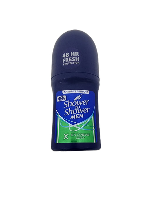 Shower to Shower Men Extreme Dry Roll-On 50ml