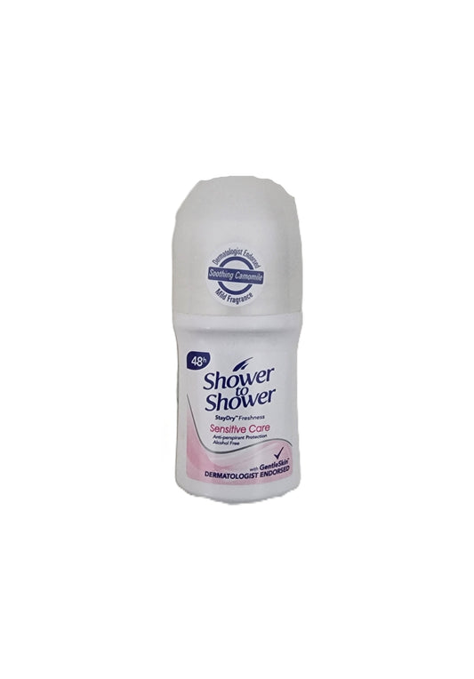Shower to Shower Sensitive Care Roll On 50ml