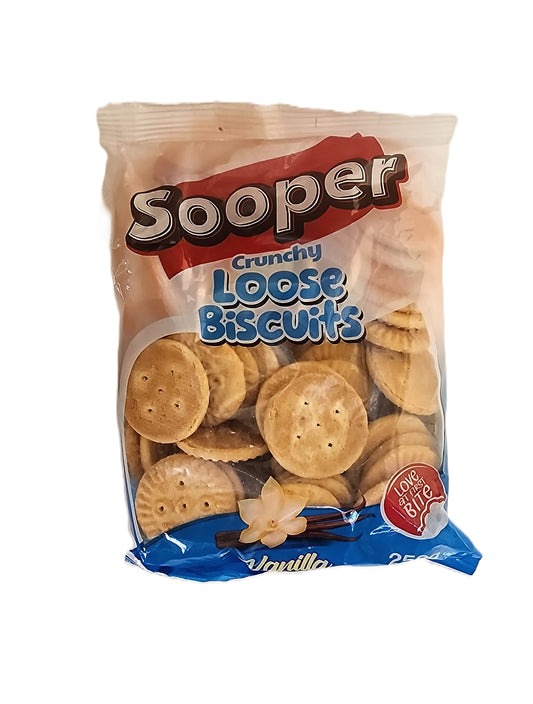 Sooper Crunchy Vanilla Biscuits 250g