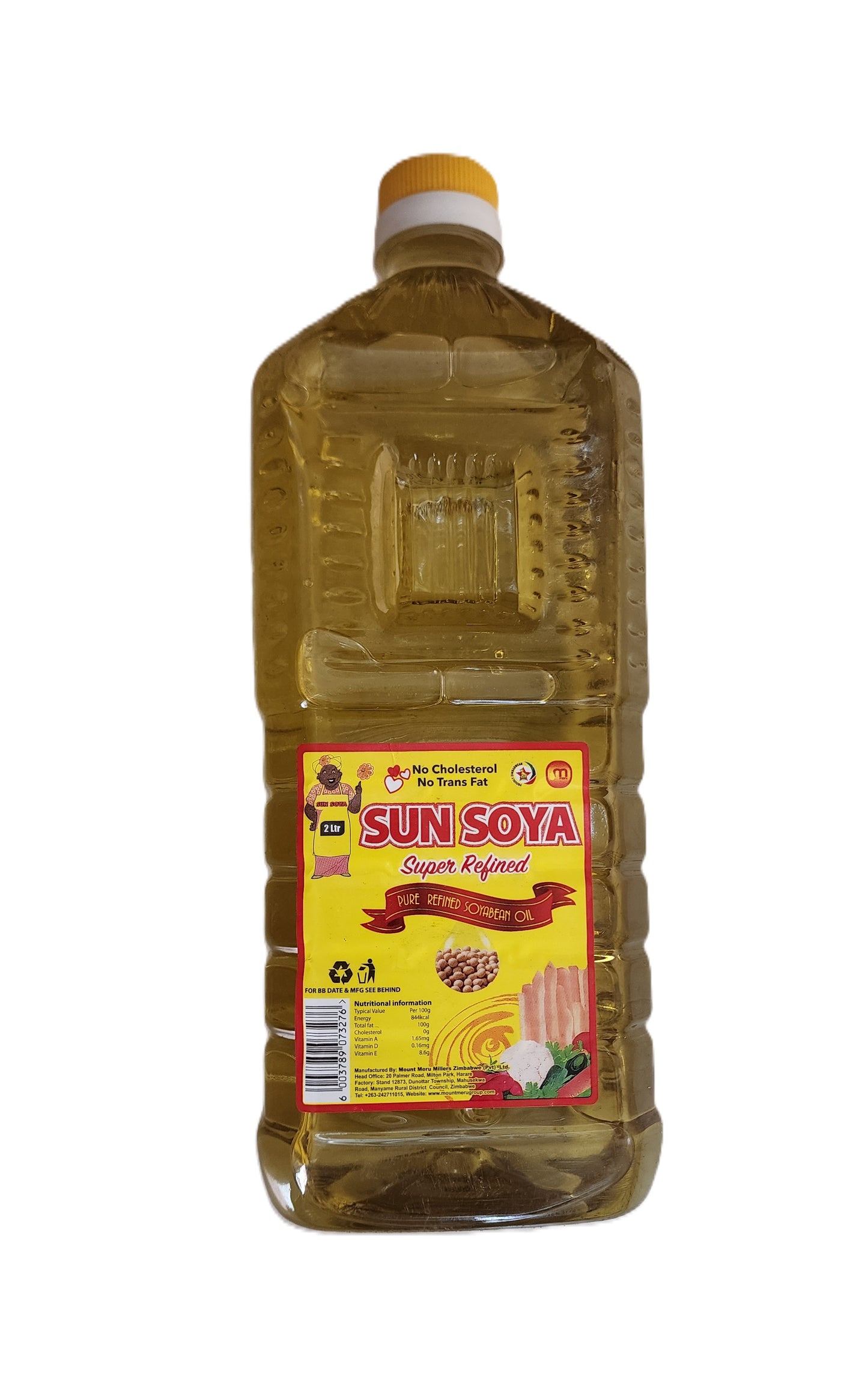 Sun Soya Super Refined Cooking Oil 2L