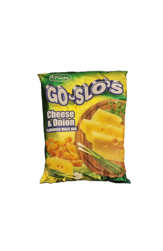 Truda Go-Slo's Cheese & Onion Maize Nak 100g