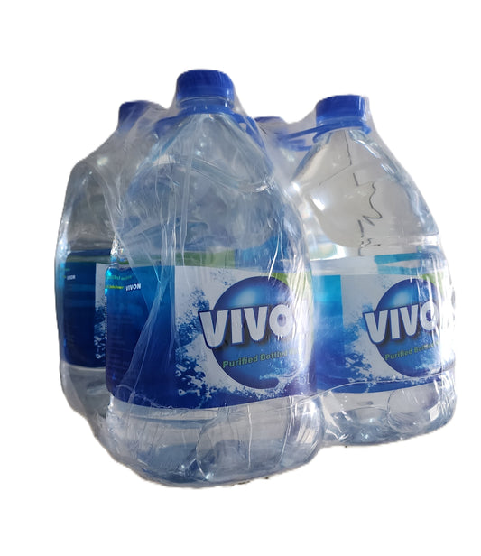 Vivon Purified Water 5L 4-pack Case
