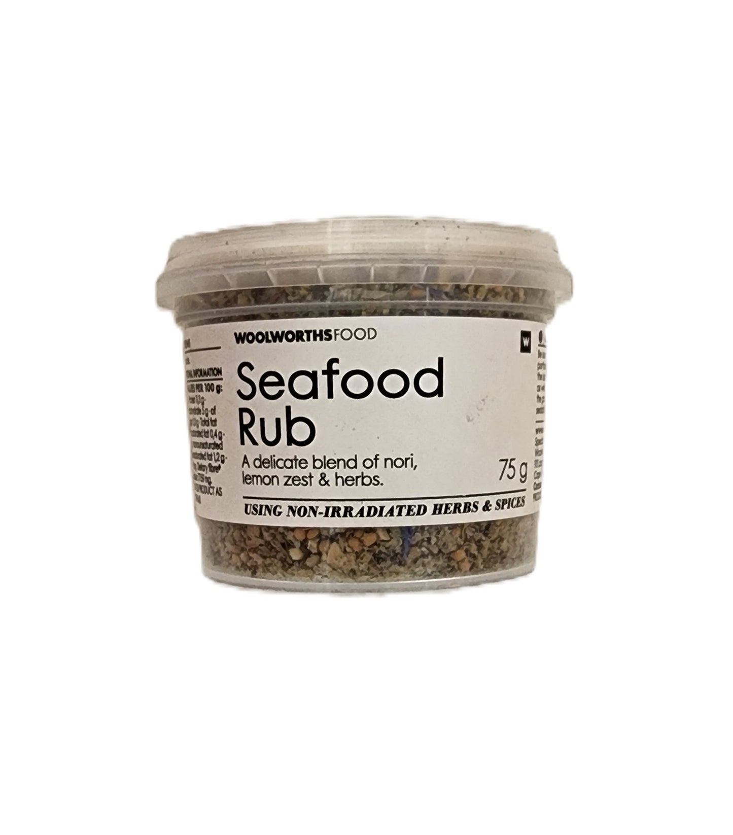 Woolworths Seafood Rub 75g