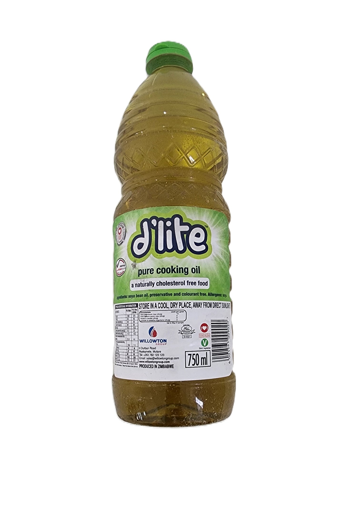 d'lite Pure Cooking Oil 750ml